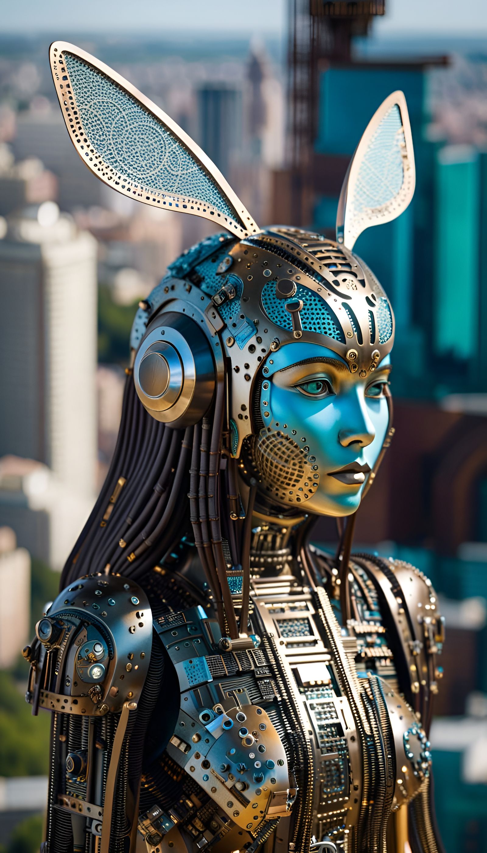 Art Sculpture made from recycled materials | repurposed circuit board and scrap metal.