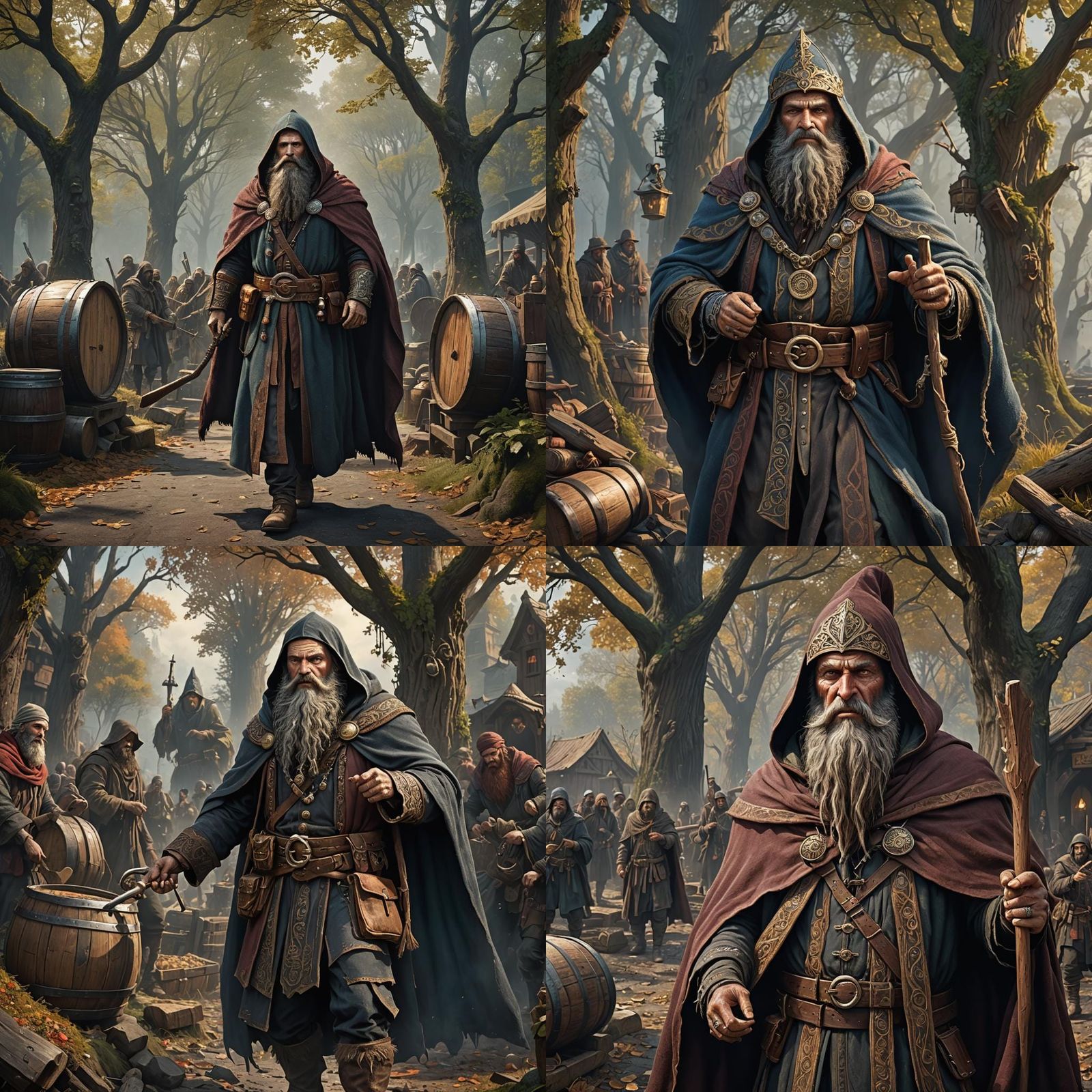 The Dagda: Jolly Giant in Detailed Matte Painting