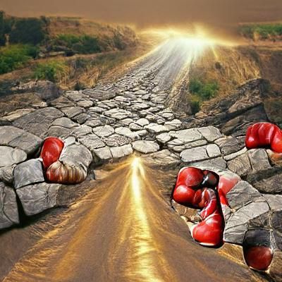 Rocky Road to Glory: A Painterly Journey