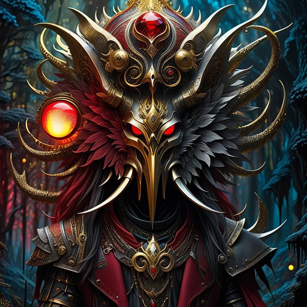 Surreal Chimera in Post-Apocalyptic Museum: Detailed Art