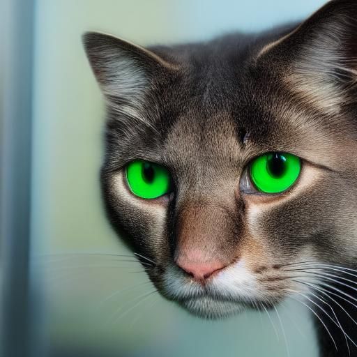 Black Cat About to Knock Over Glass