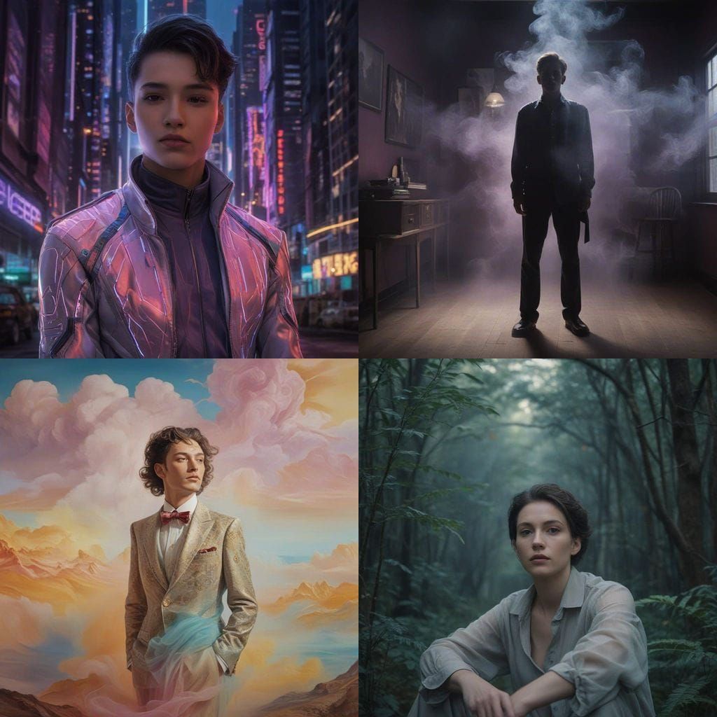 Androgynous Figure in Duality