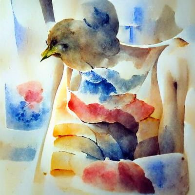 AI Generated Watercolour Image