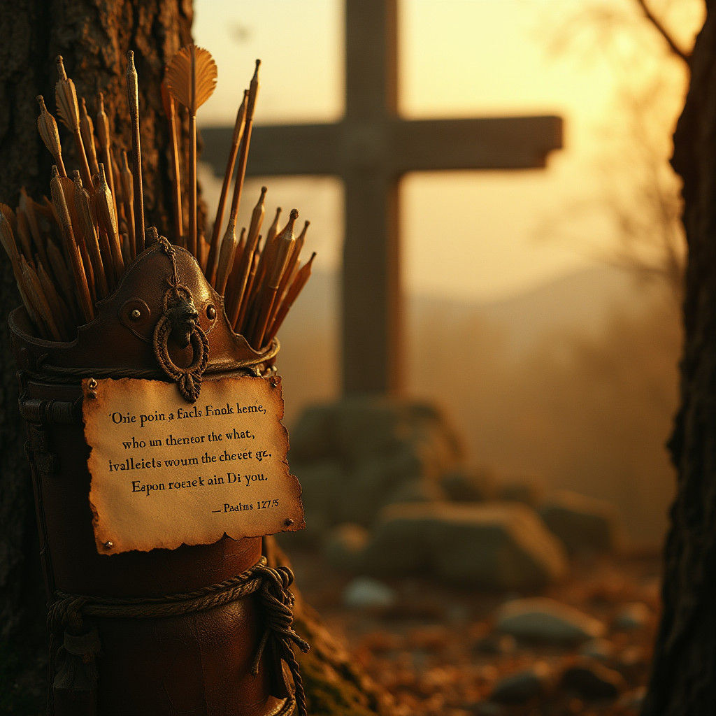 Quiver of Arrows with Psalms in Cinematic Style