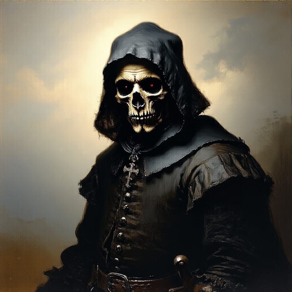 Grimdark Portrait in Rembrandt Style