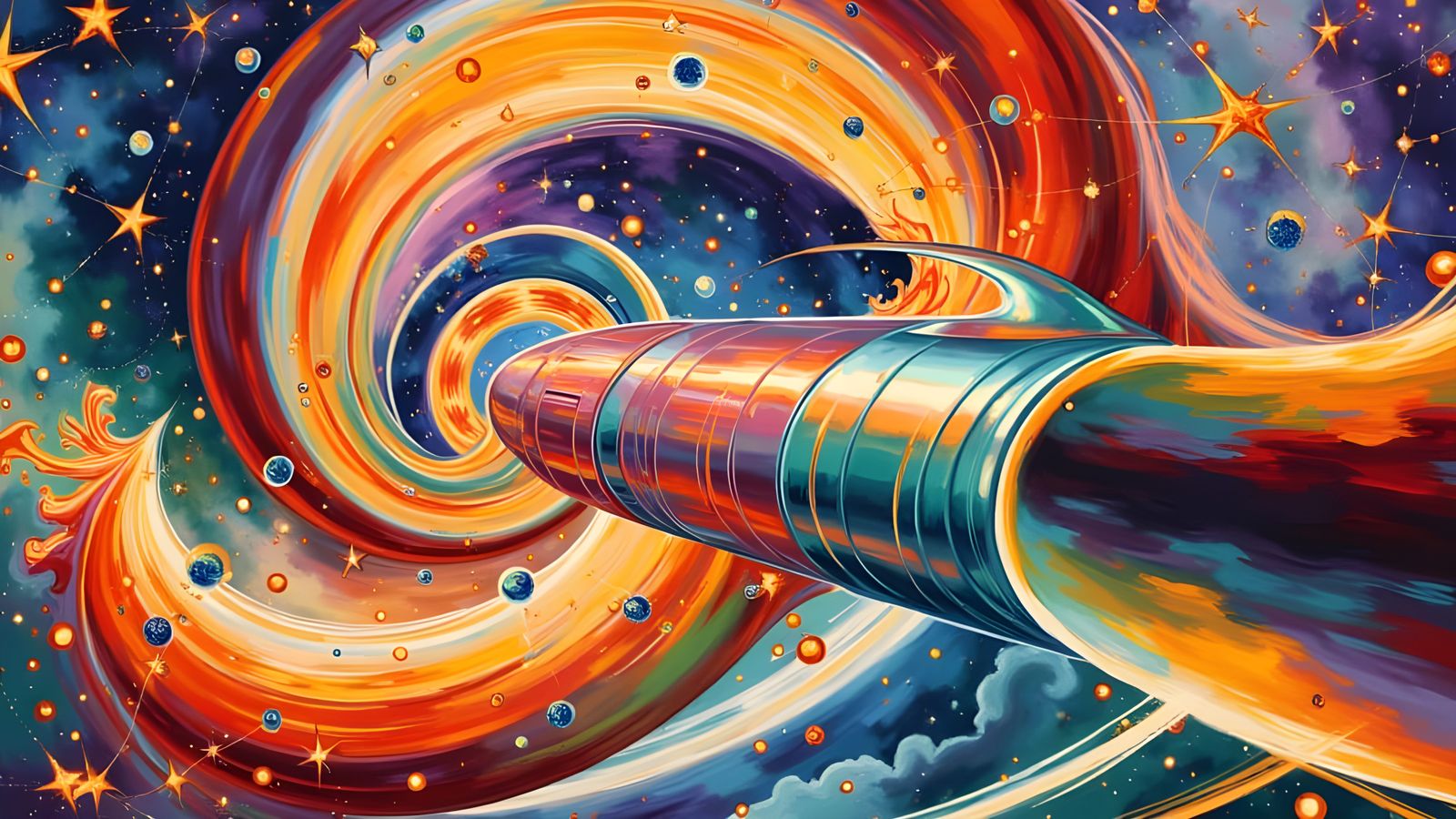 Miraculous Superluminal Velocity in a Cosmic Vortex