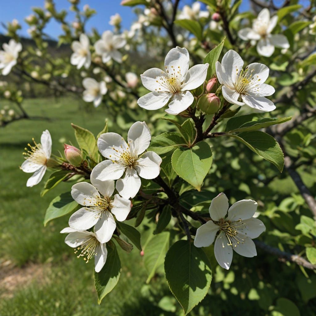 Delicate Applebottom Blossoms
