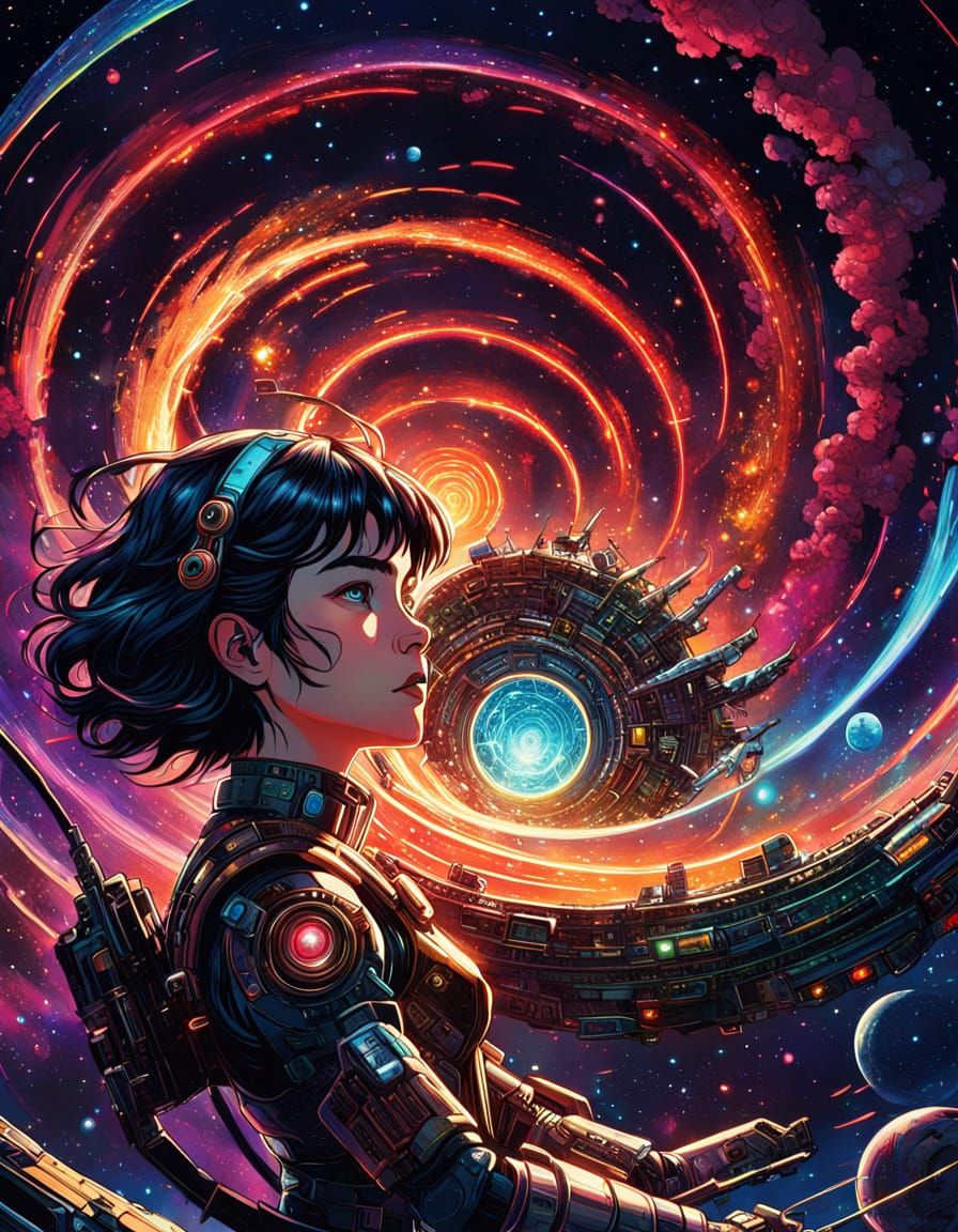 Marvel Characters in Space: Retro Sci-Fi Galaxy