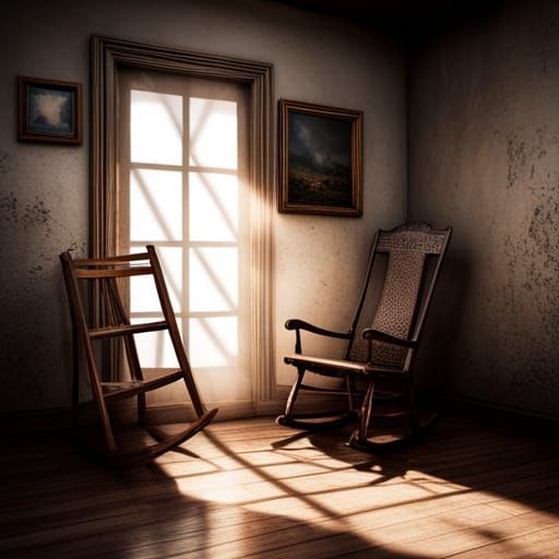 Romantic Light Streams Through Window