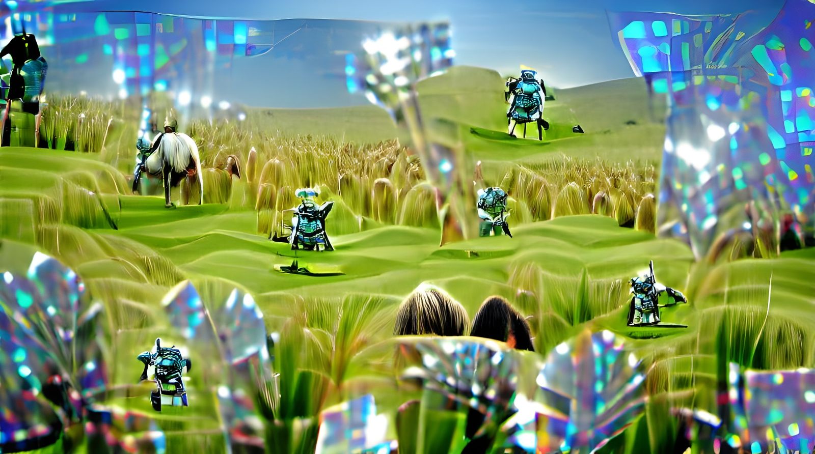 Crystal Knight in Endless Grassy Fields