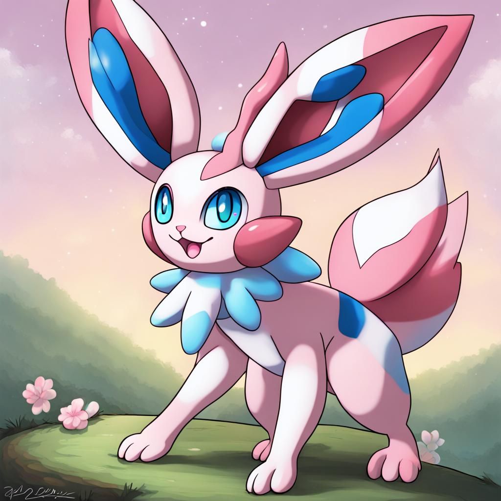 AI Interpretation of Sylveon