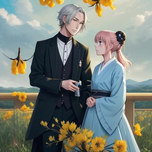 Anime Scene: Kowhai's Health Concern in Manga Style