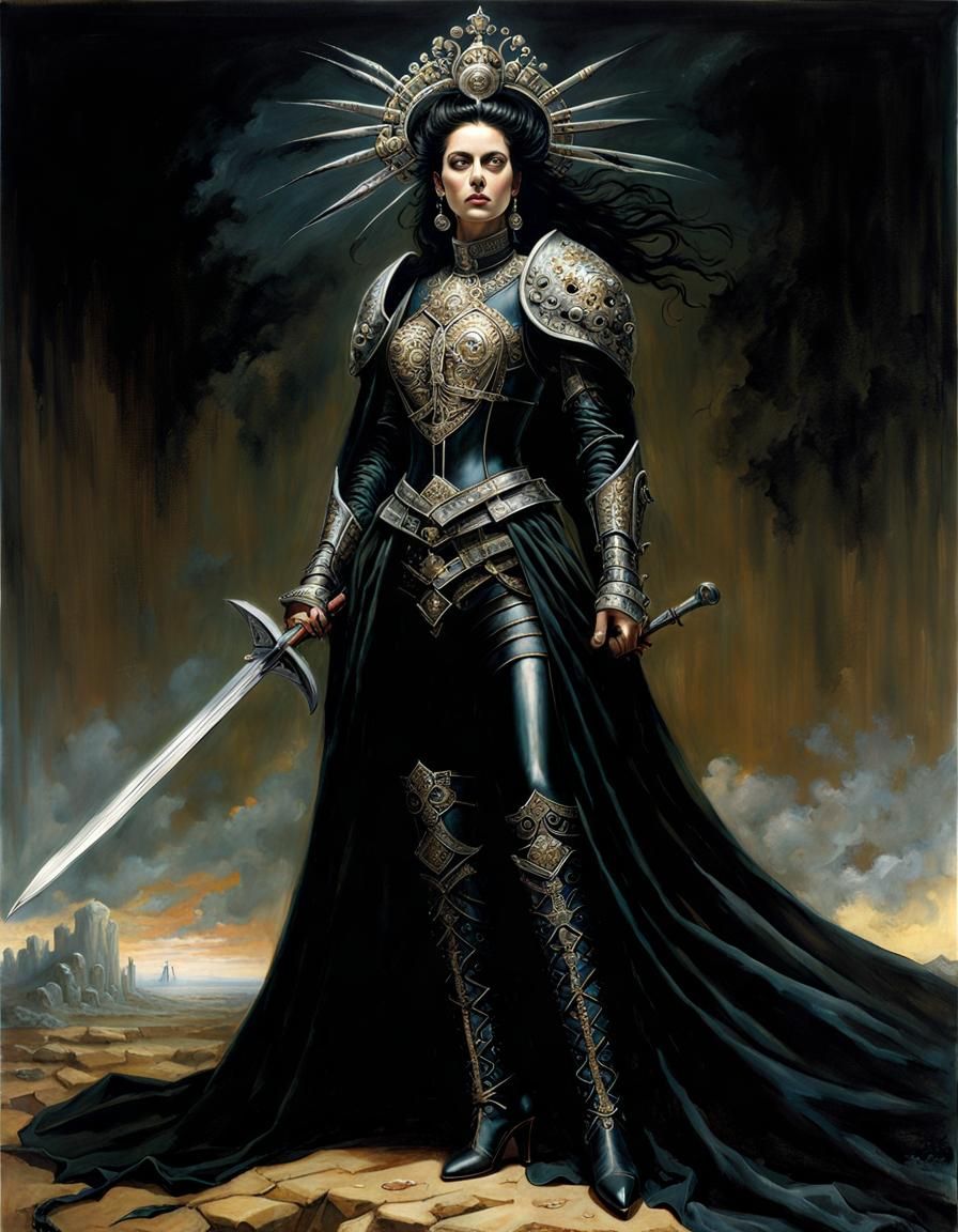 Queen of the Dead in Dark Throne Room