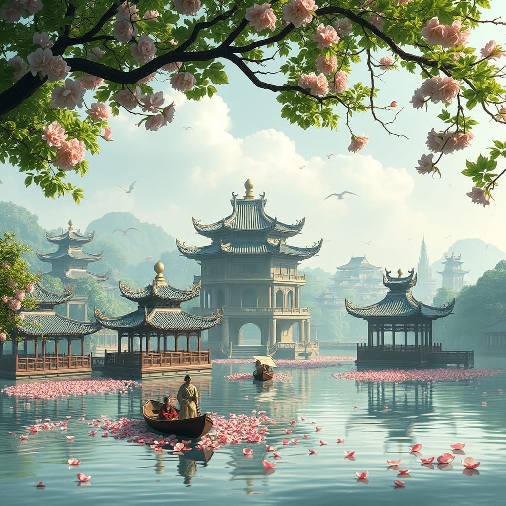 Floating City of Jade Pavilions