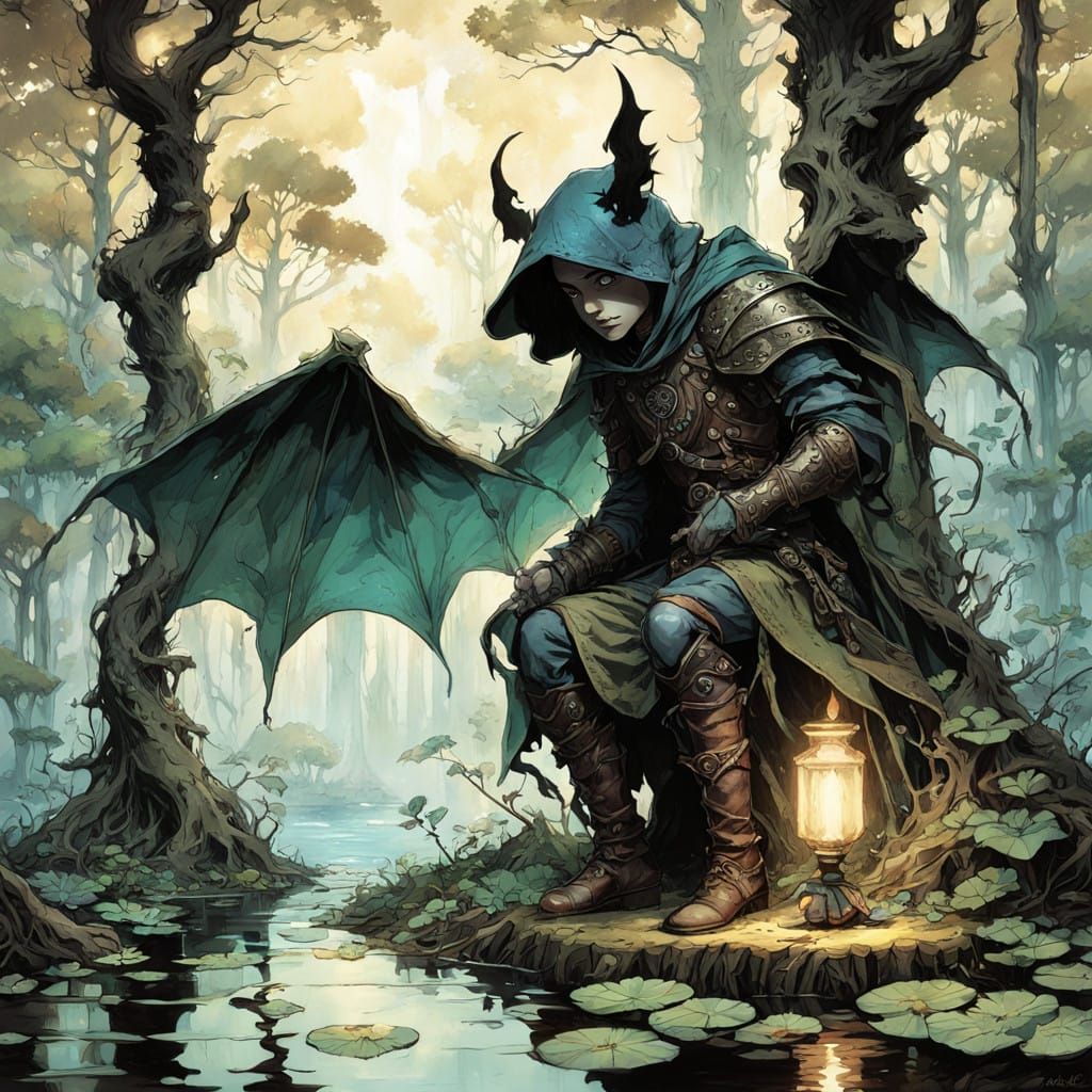 Ranger of the Shadows in the Emerald Primeval