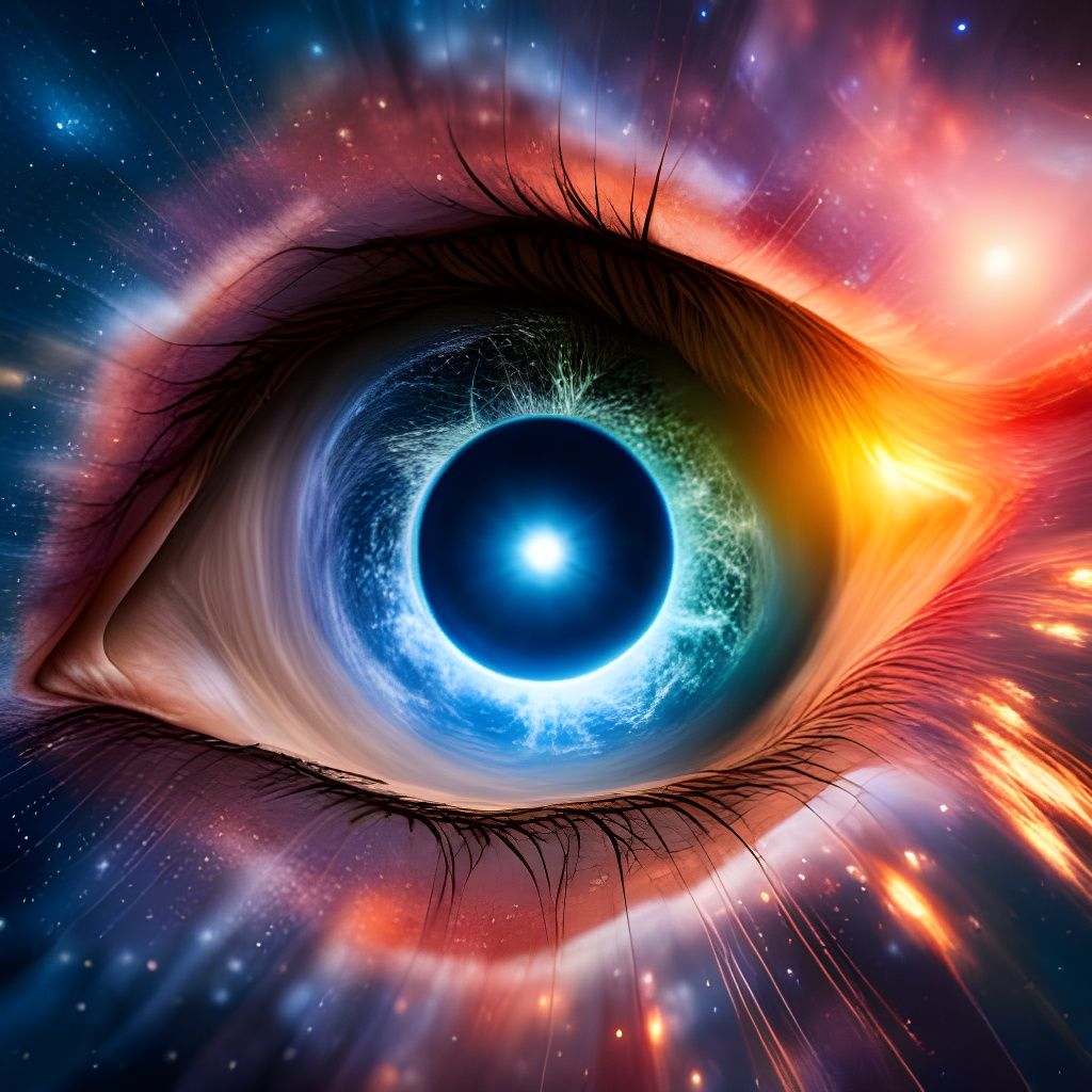 Nebula Eyes: Galaxy Portal Macro Photography