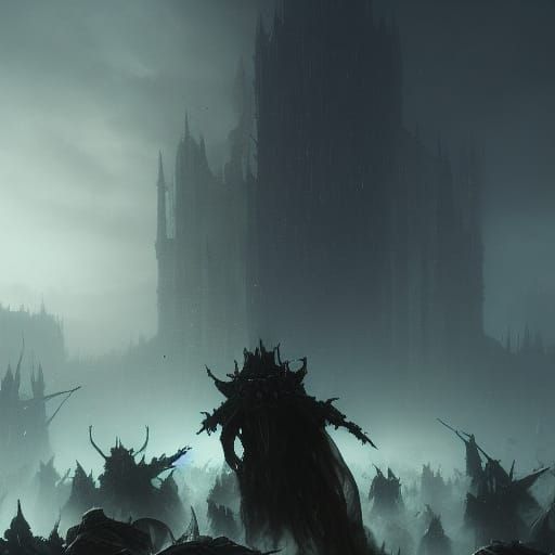 Dark Fantasy Armageddon in Hyperdetailed Concept Art