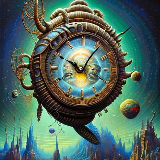 Alien Clock 2
