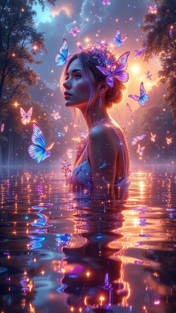 <lora:Exquisite Flux:1.0> Digital art magic beauty fantasy a...