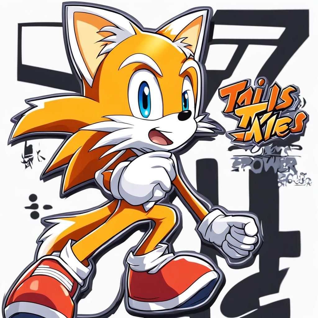 Anime Style Image of Miles Prower