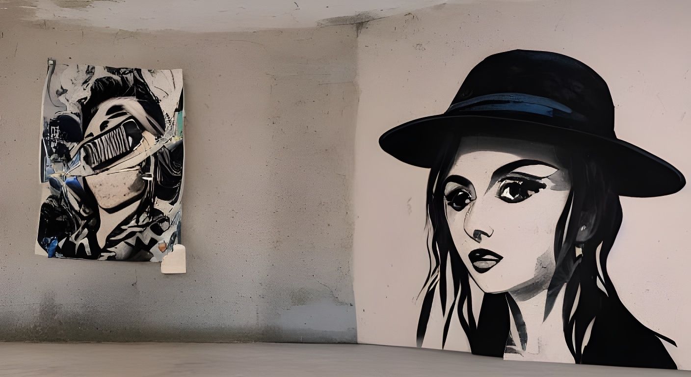 Cyberpunk Oil Painting of a Breakdancer in Abandoned Moscow ...