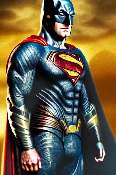 Batman V Superman: Hyperdetailed Movie Poster