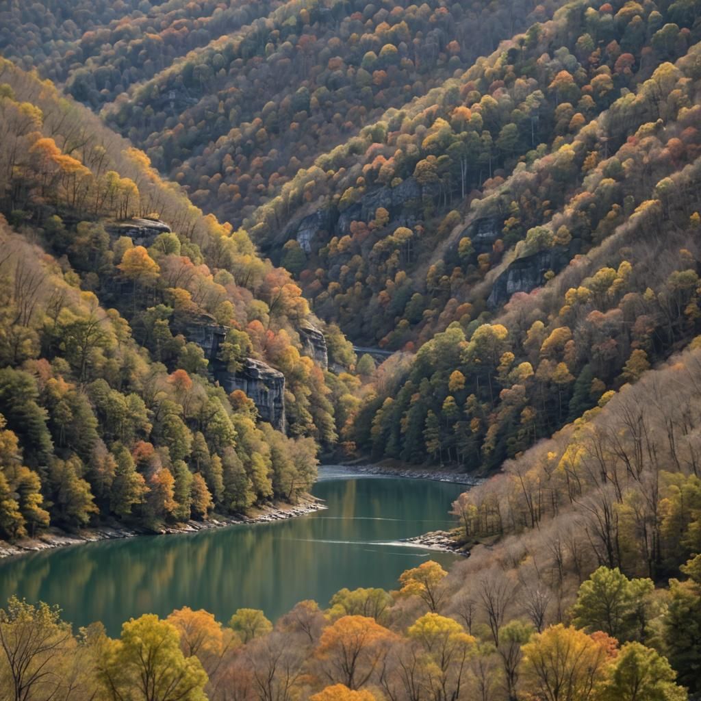 Tennessee Mountain Lake Canyon: Professional Photography