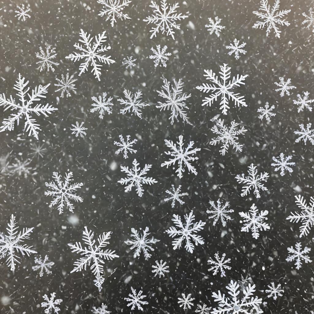 Winter Storms Begin: A Blizzard in Black and White