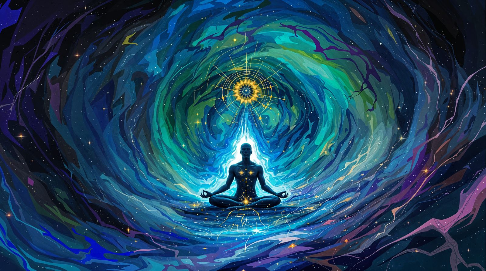 Shamanic Dreamscapes in Vibrant Digital Art