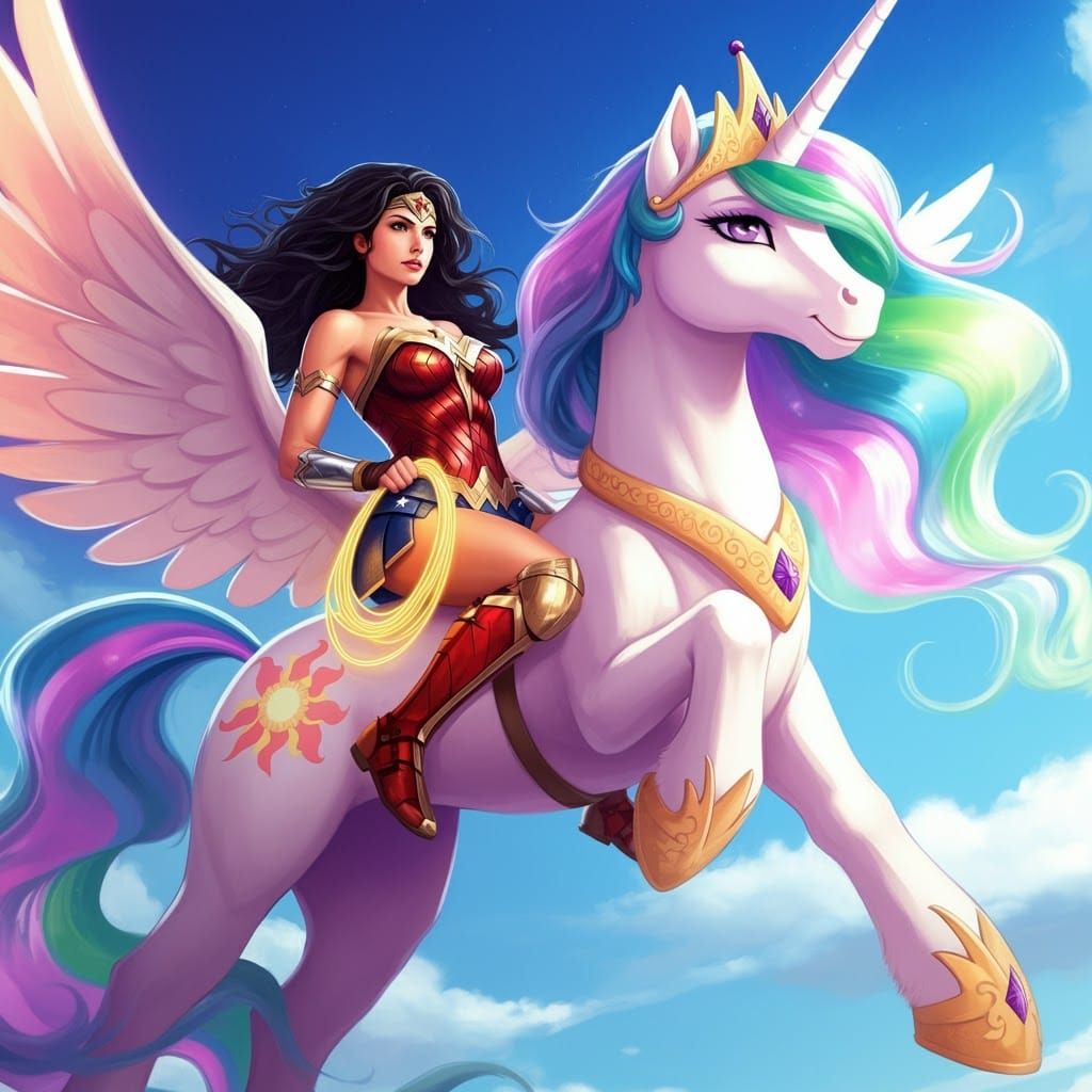 Wonder Woman and Princess Celestia