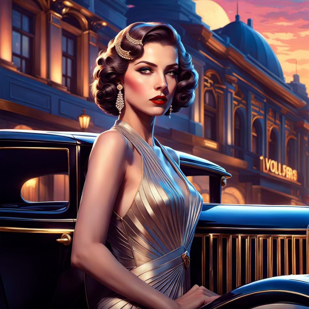 Art Deco times beauty