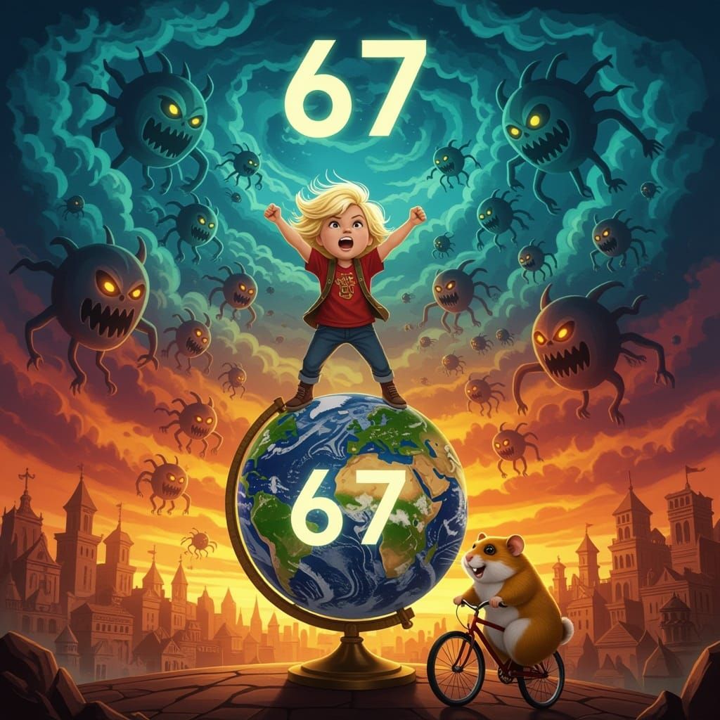 Triumphant Child Declares '67 Over World