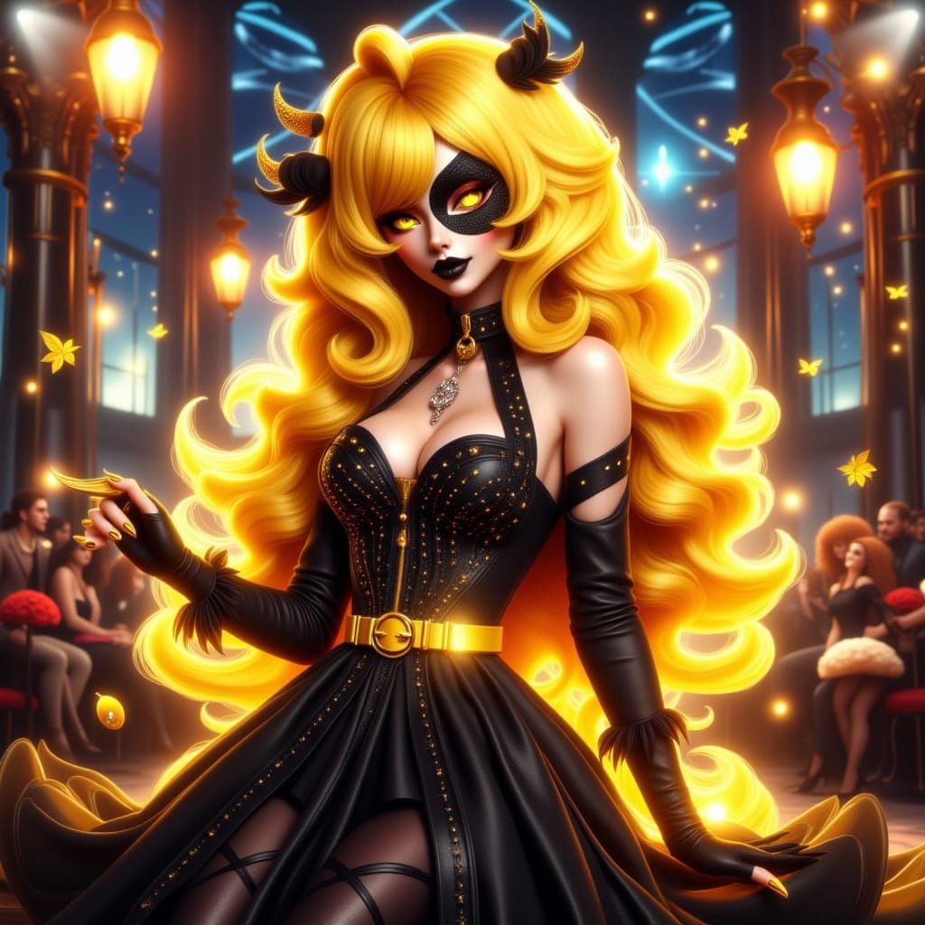 Electro Swing Ringmaster in 3D Anime Style