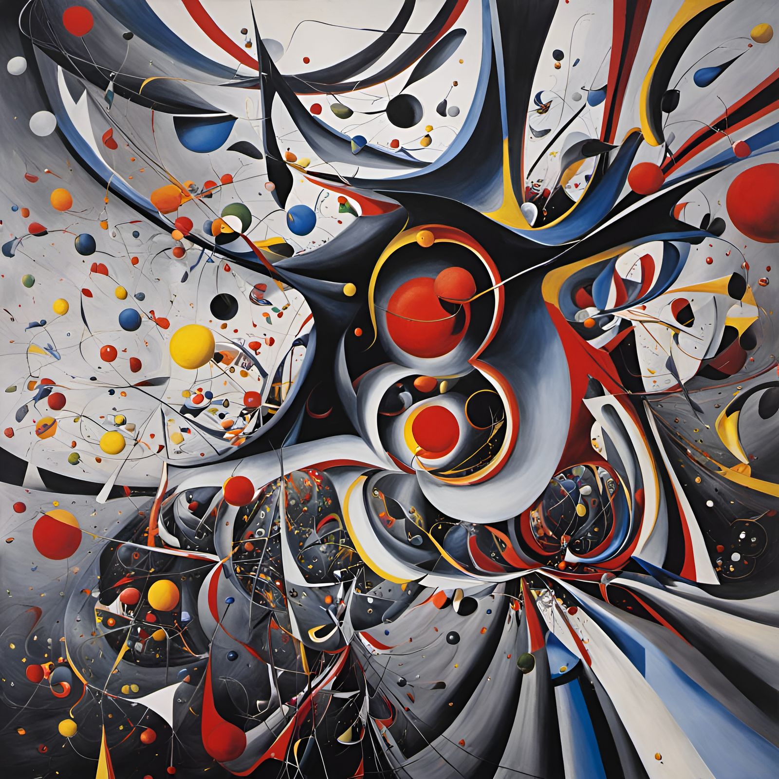 Hyperreal Painting: Chaos Reigns Supreme