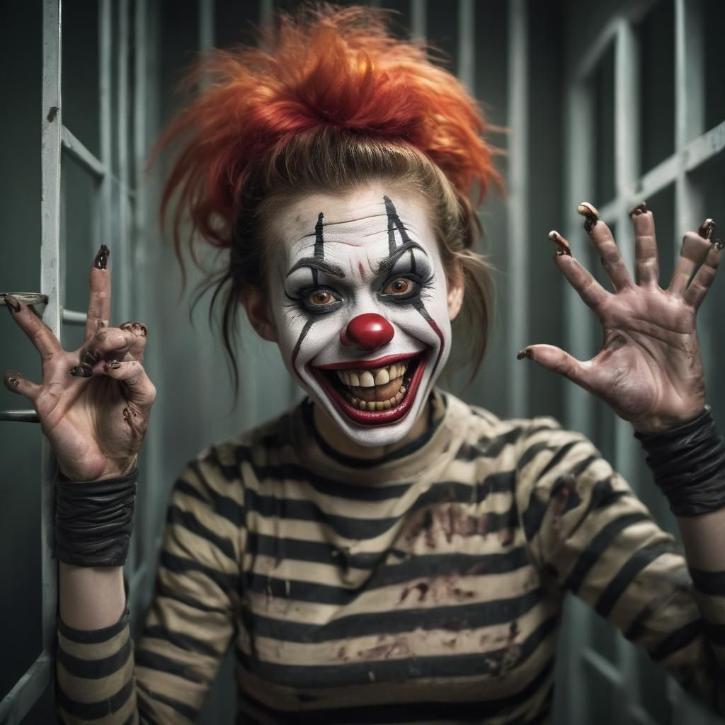 Zombie Monkey Clown Prisoner: Maniacal Fingerprinting