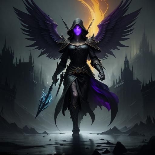 Angel of Death: Dark Fantasy Concept Art