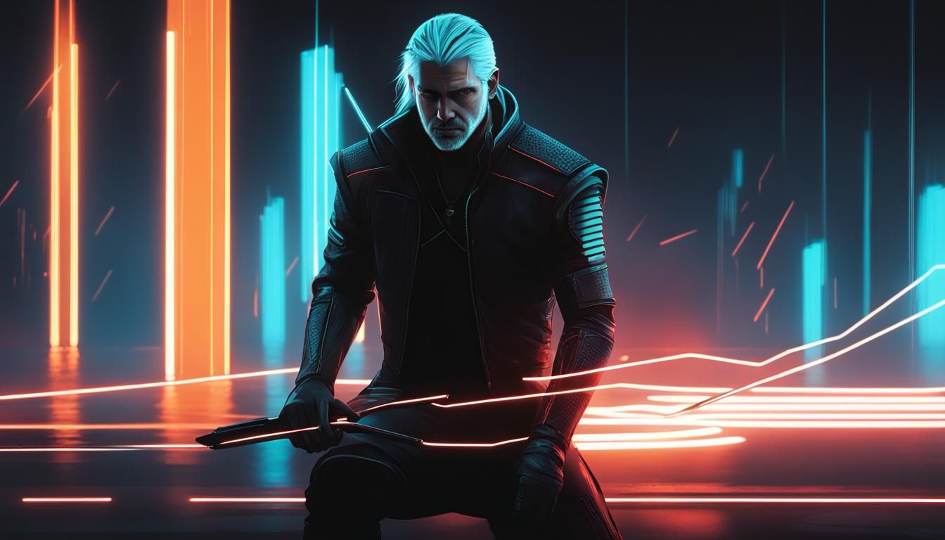 Geralt of Rivia in Tron Legacy Disc Wars