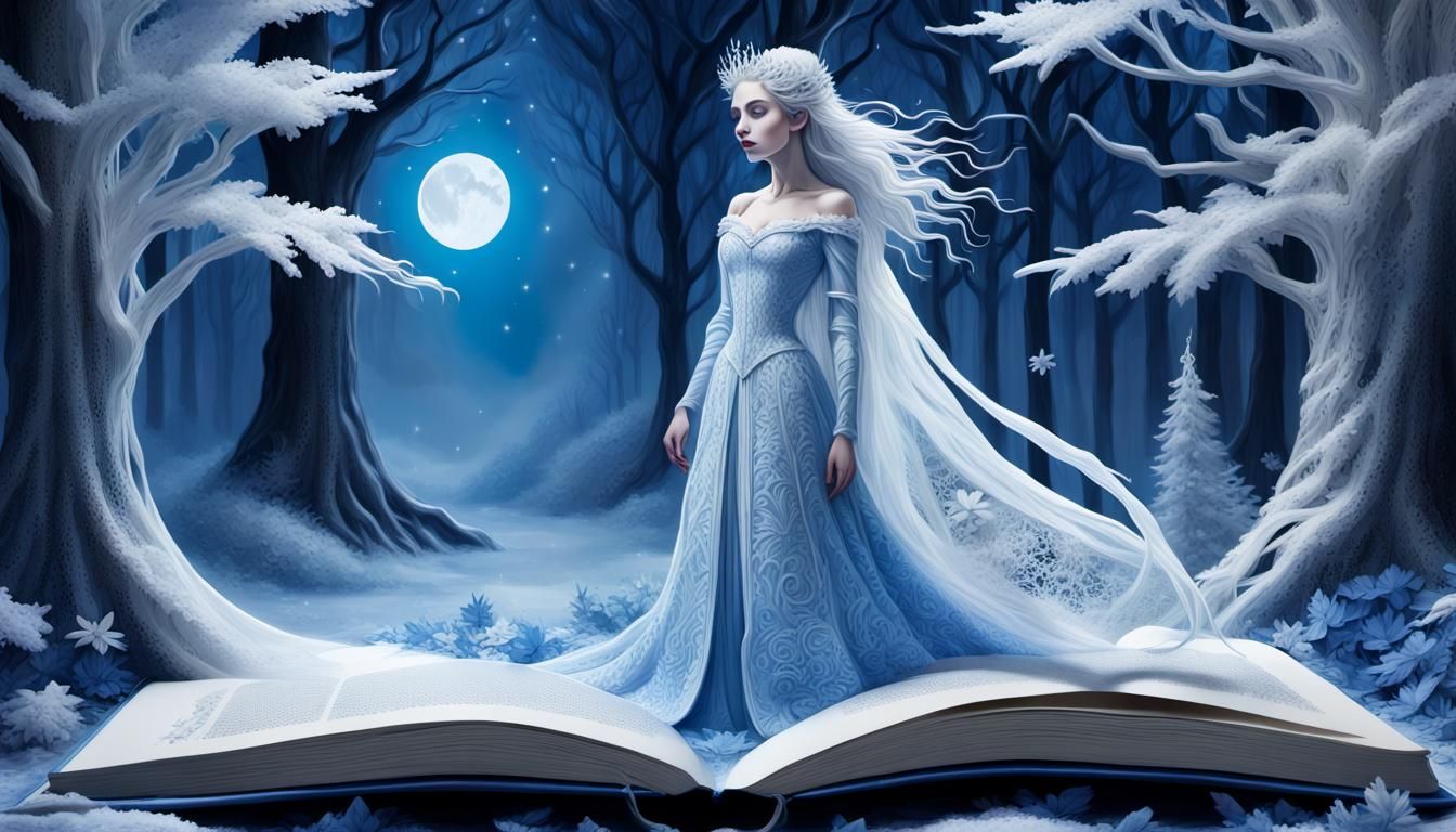 Snow Queen's Narnia Emerges: A Tim Burton Dreamscape