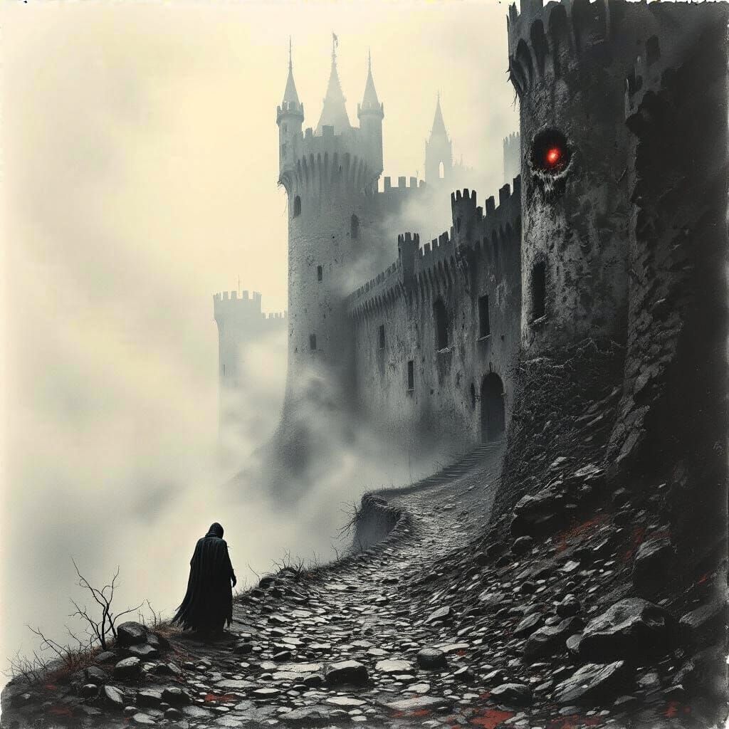 Grimdark Landscape in Horst Faas Style