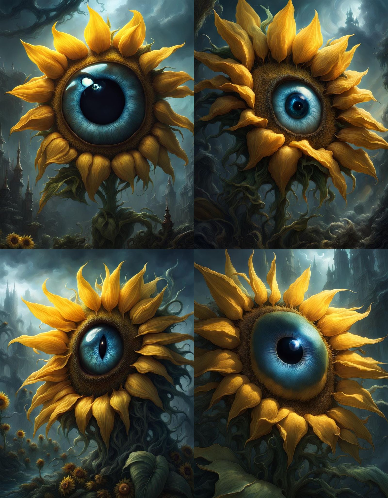 Sunflower Eye Monster