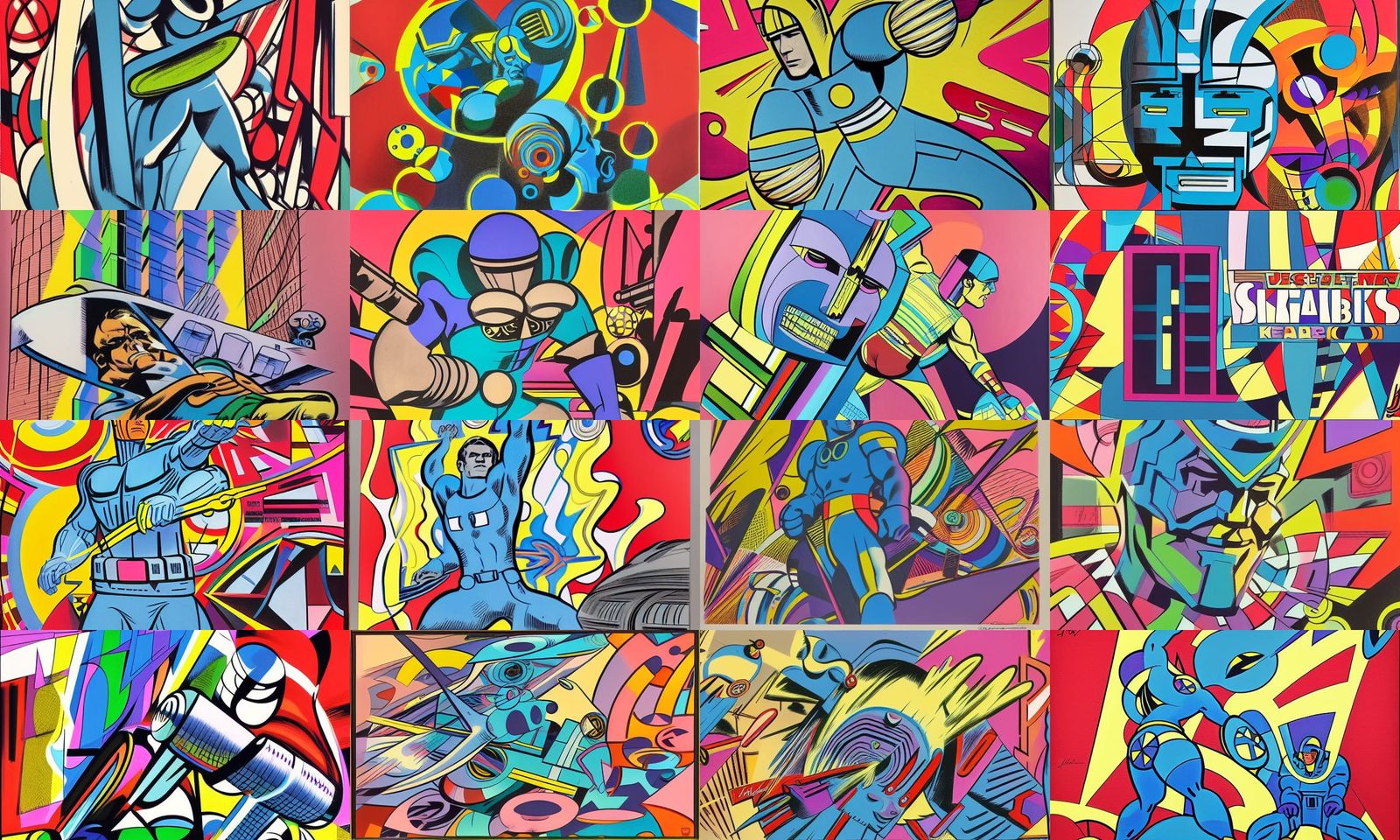 Kirby-esque Comic Book Art Illustration