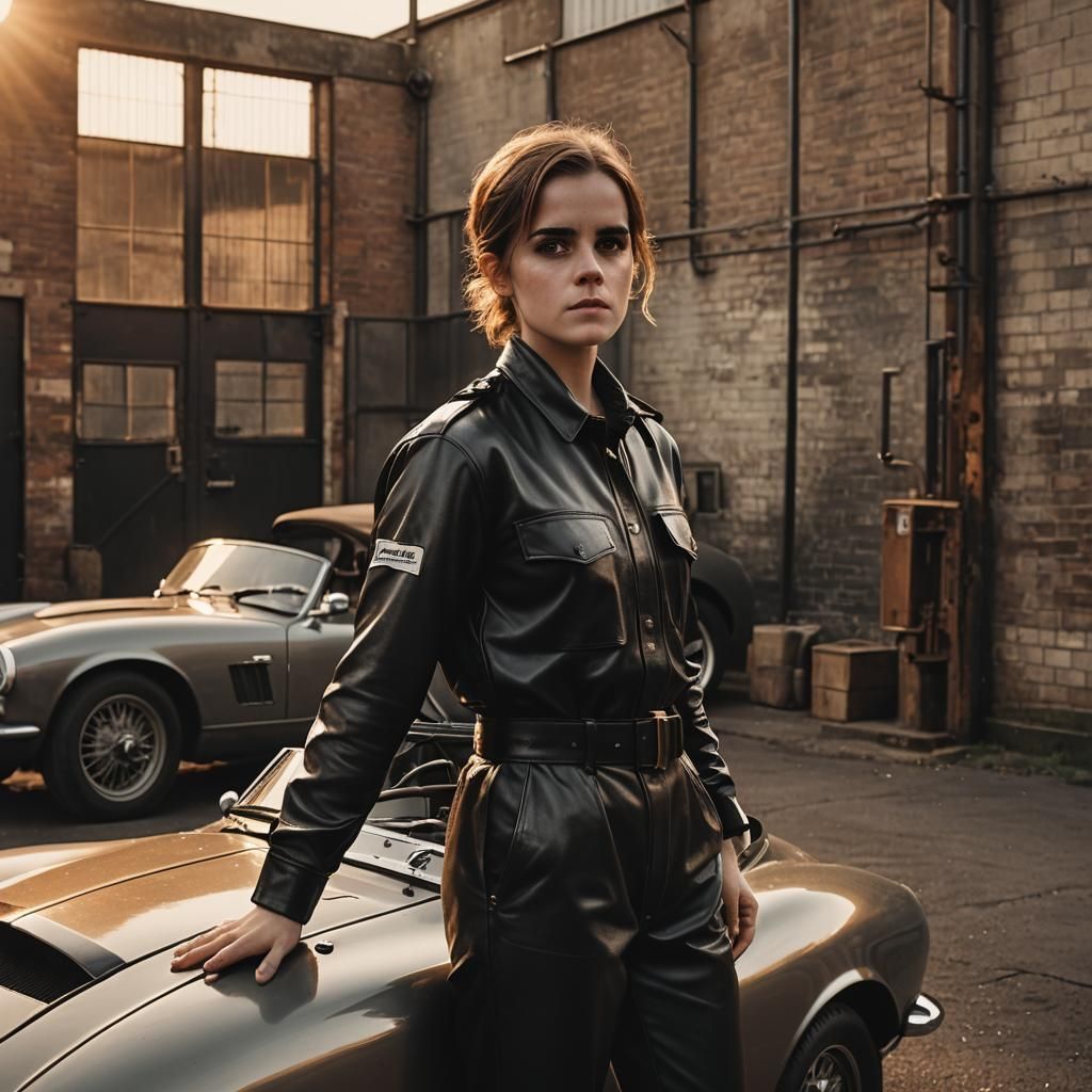 Emma Watson as Prison Guard in Moody Film Still