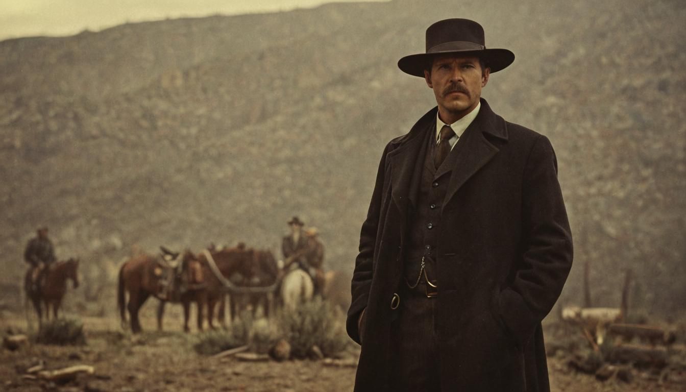 Wyatt Earp Portrait in Cinematic Western Style