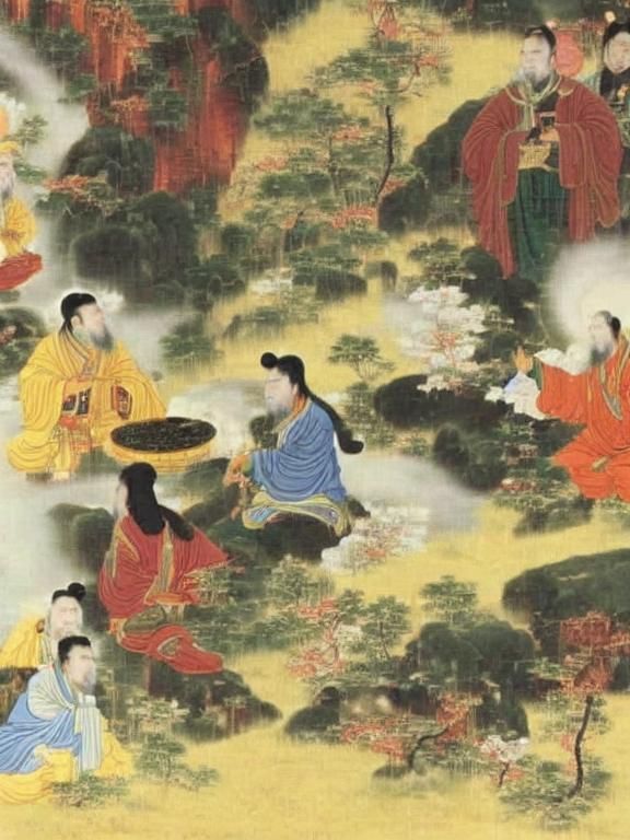 Taoist Sages in Chinese Heaven
