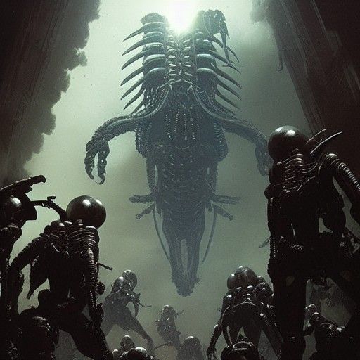 Epic Alien Battle: Marines vs Xenomorphs