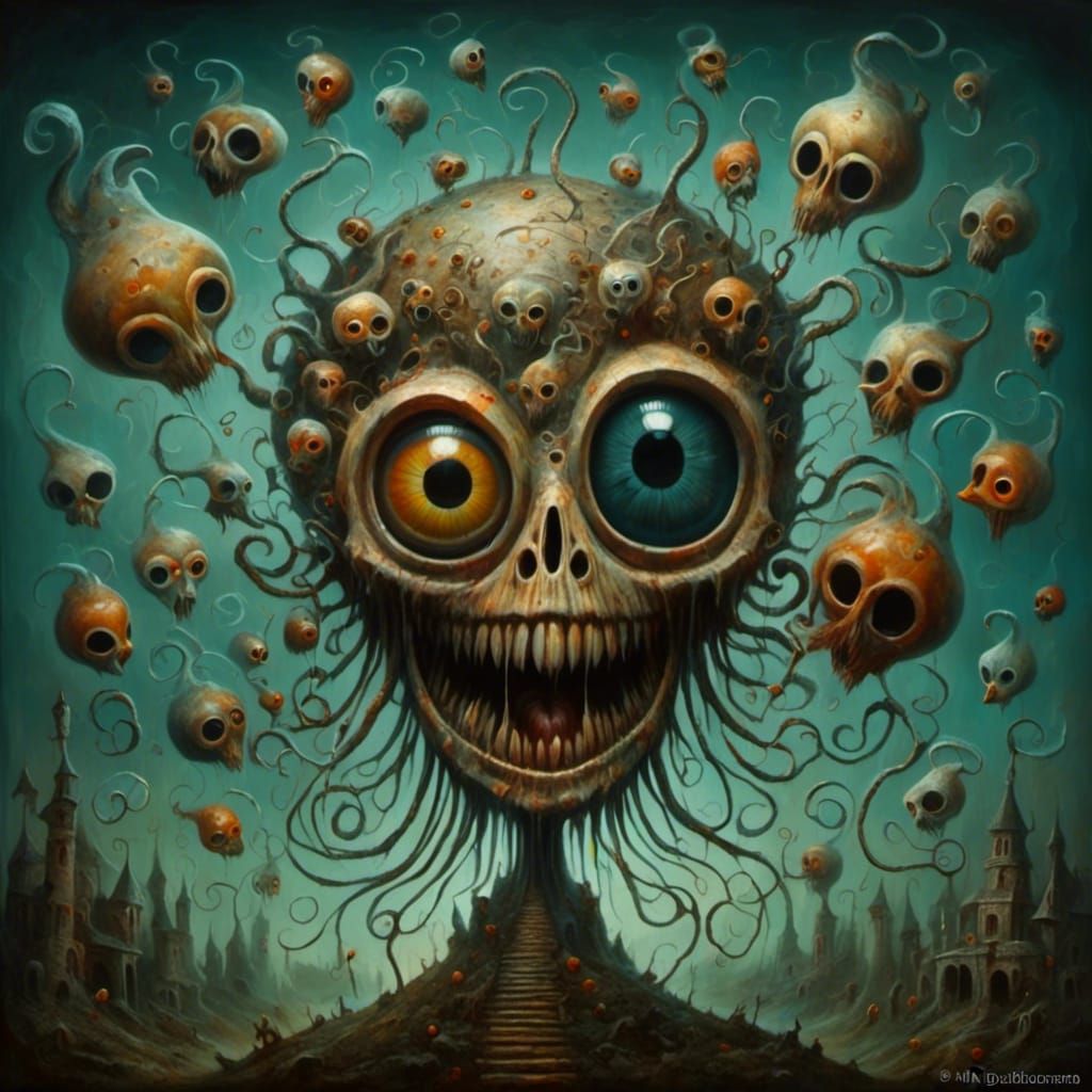 abstract painting madness