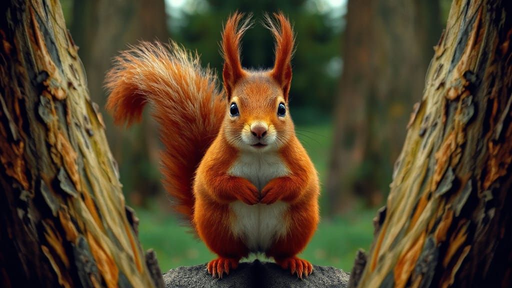 Fletcher the red squirrel