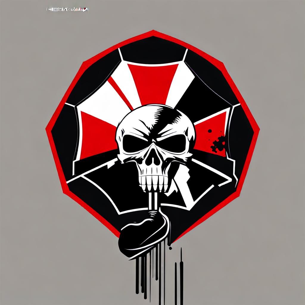 Umbrella Corporation in Nuclear Art Style
