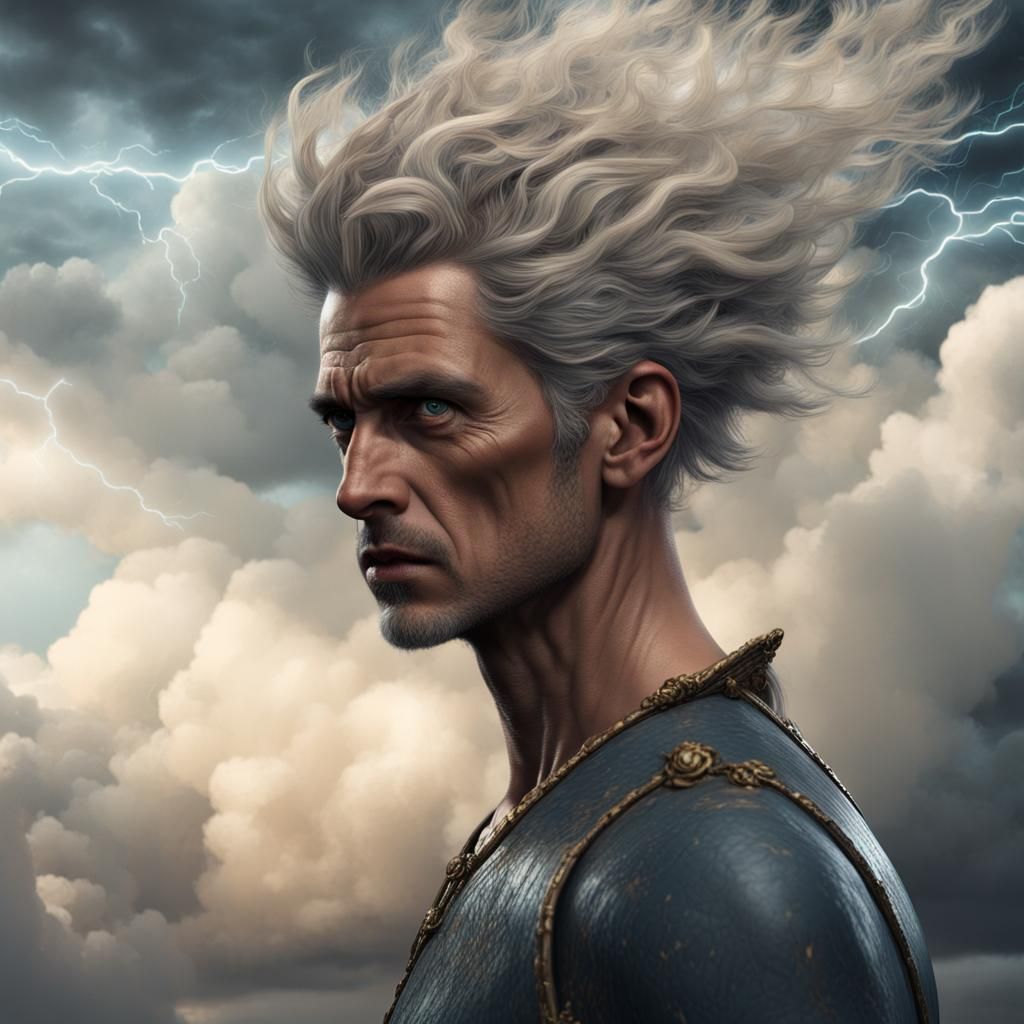 Stormborn: Portrait of a Man with Electric Presence