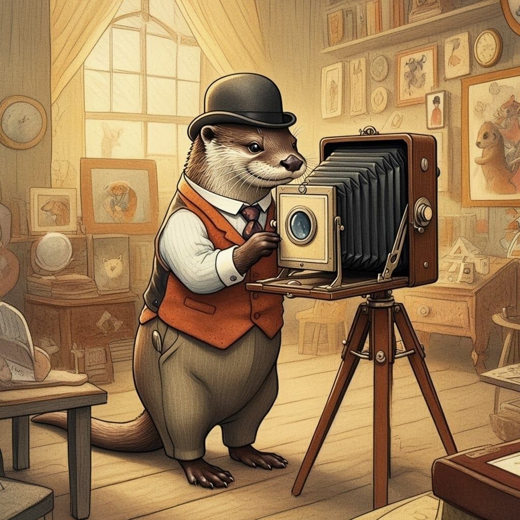 Harry Ransom, Photographer-Version 2 (Otter)